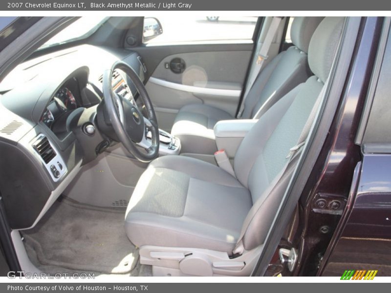 Black Amethyst Metallic / Light Gray 2007 Chevrolet Equinox LT