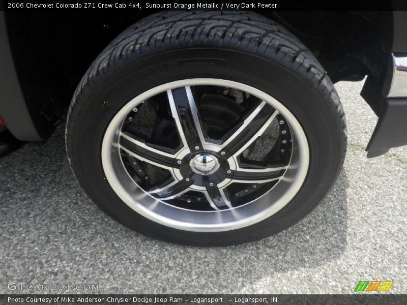 Sunburst Orange Metallic / Very Dark Pewter 2006 Chevrolet Colorado Z71 Crew Cab 4x4