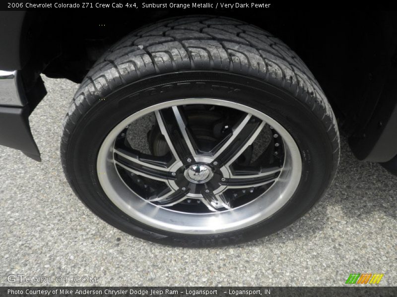 Sunburst Orange Metallic / Very Dark Pewter 2006 Chevrolet Colorado Z71 Crew Cab 4x4