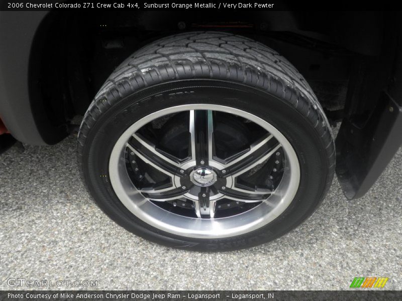 Sunburst Orange Metallic / Very Dark Pewter 2006 Chevrolet Colorado Z71 Crew Cab 4x4