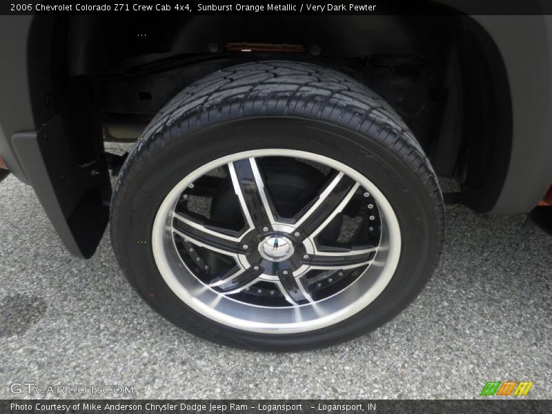 Sunburst Orange Metallic / Very Dark Pewter 2006 Chevrolet Colorado Z71 Crew Cab 4x4