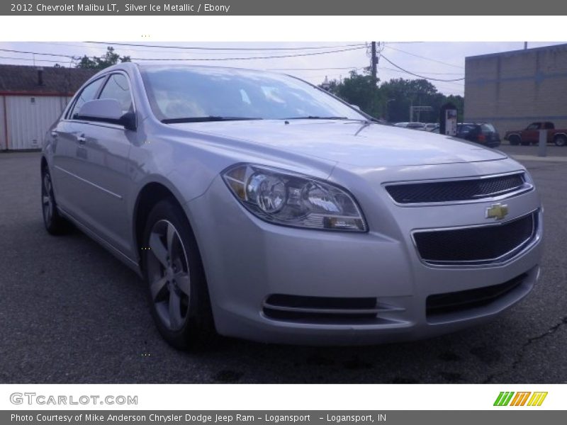 Silver Ice Metallic / Ebony 2012 Chevrolet Malibu LT