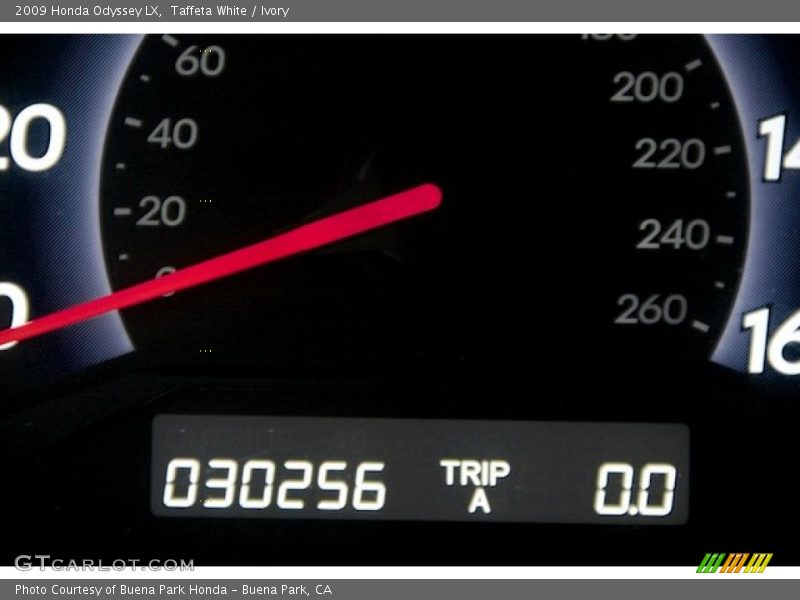 Taffeta White / Ivory 2009 Honda Odyssey LX