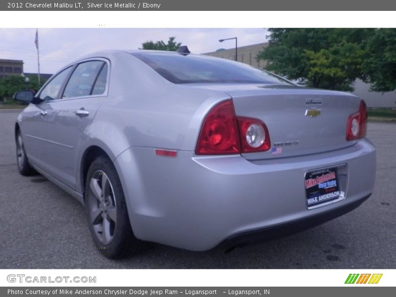 Silver Ice Metallic / Ebony 2012 Chevrolet Malibu LT