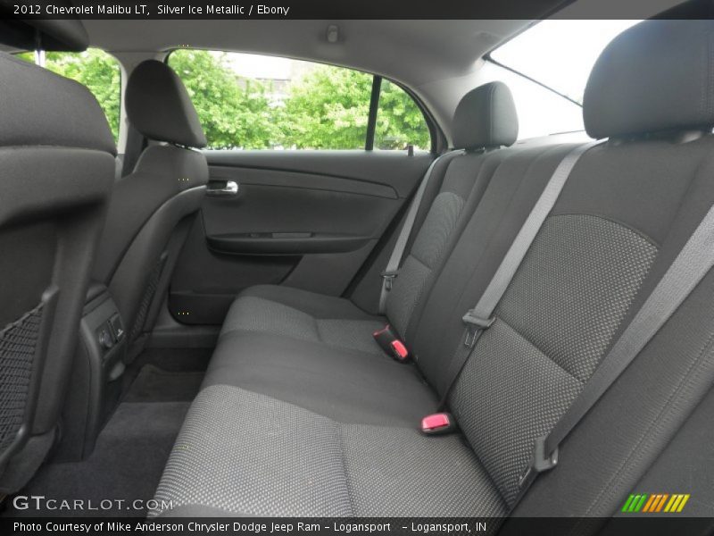 Silver Ice Metallic / Ebony 2012 Chevrolet Malibu LT