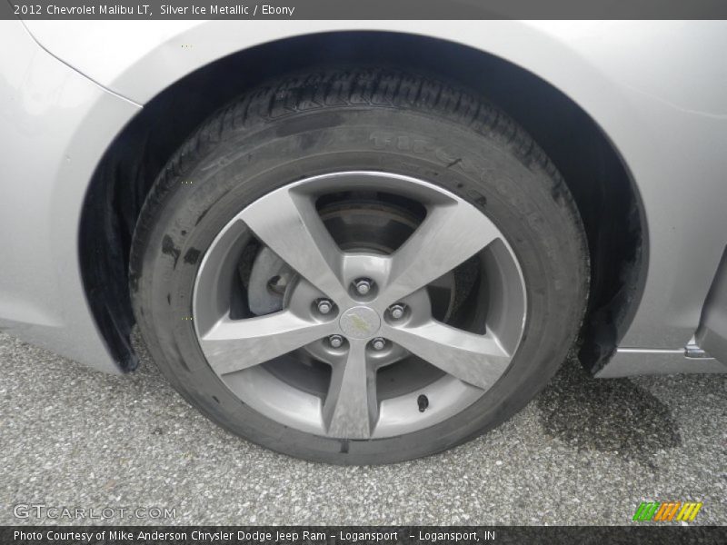 Silver Ice Metallic / Ebony 2012 Chevrolet Malibu LT