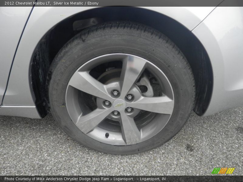 Silver Ice Metallic / Ebony 2012 Chevrolet Malibu LT