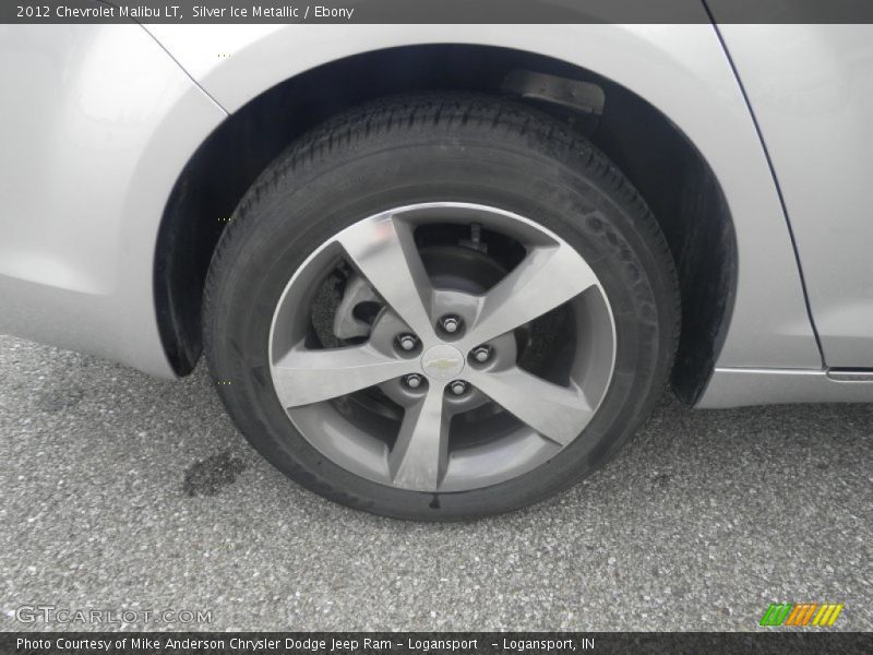 Silver Ice Metallic / Ebony 2012 Chevrolet Malibu LT