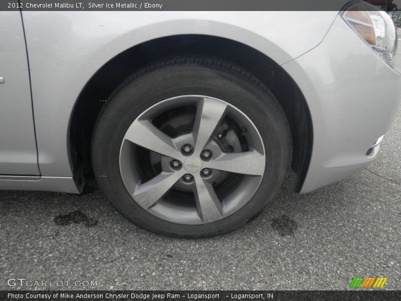 Silver Ice Metallic / Ebony 2012 Chevrolet Malibu LT