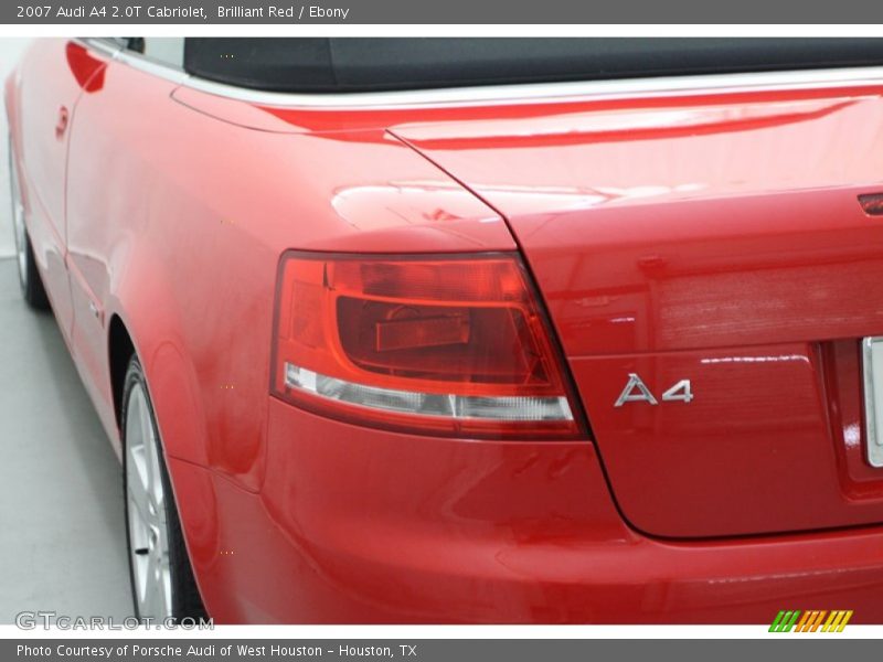 Brilliant Red / Ebony 2007 Audi A4 2.0T Cabriolet