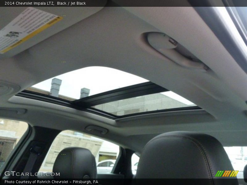 Sunroof of 2014 Impala LTZ