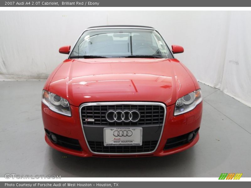 Brilliant Red / Ebony 2007 Audi A4 2.0T Cabriolet