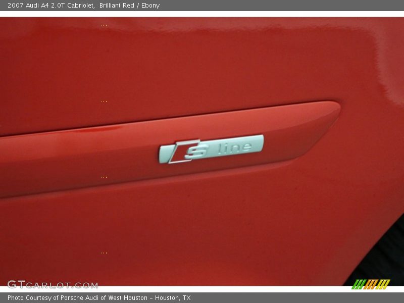 Brilliant Red / Ebony 2007 Audi A4 2.0T Cabriolet