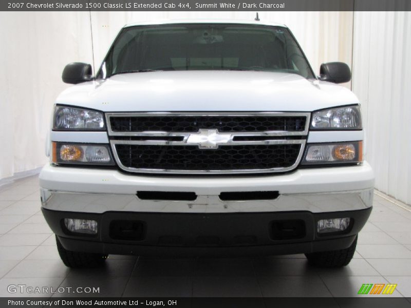 Summit White / Dark Charcoal 2007 Chevrolet Silverado 1500 Classic LS Extended Cab 4x4