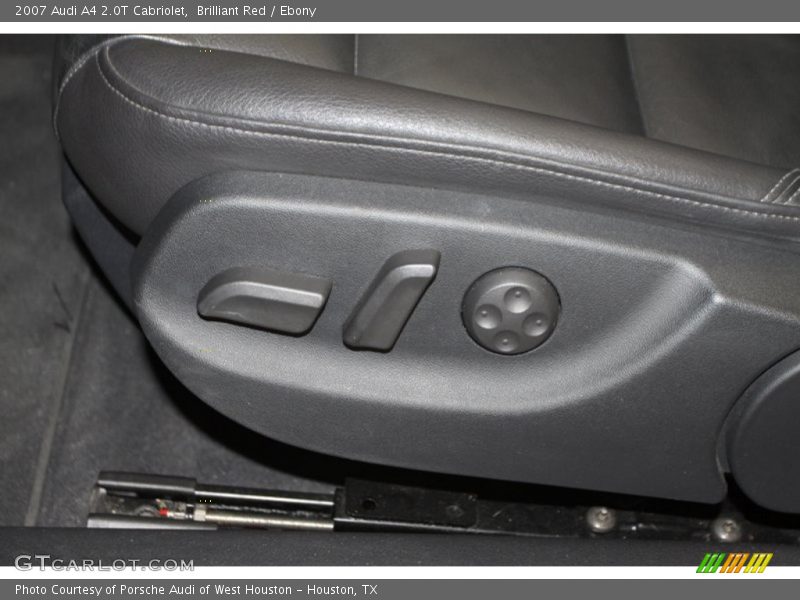 Brilliant Red / Ebony 2007 Audi A4 2.0T Cabriolet