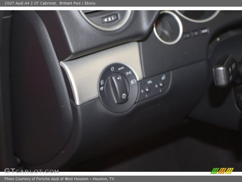Brilliant Red / Ebony 2007 Audi A4 2.0T Cabriolet