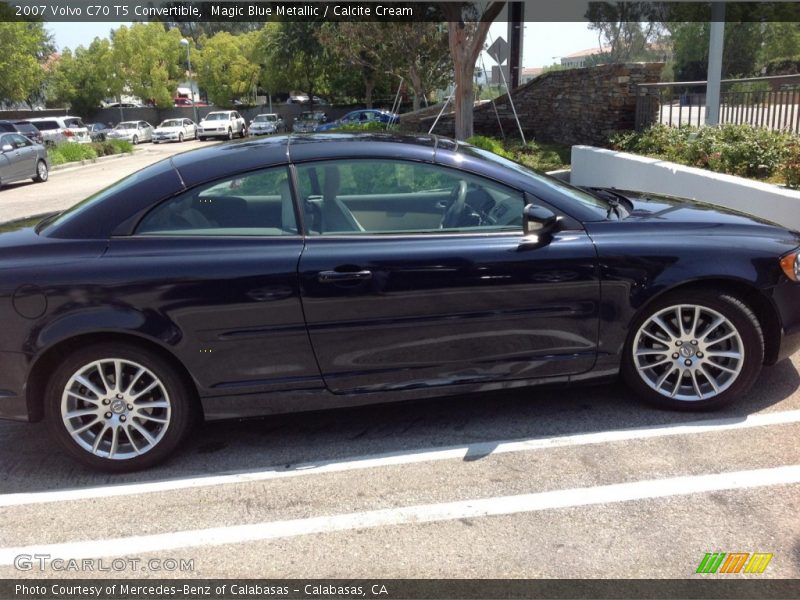 Magic Blue Metallic / Calcite Cream 2007 Volvo C70 T5 Convertible