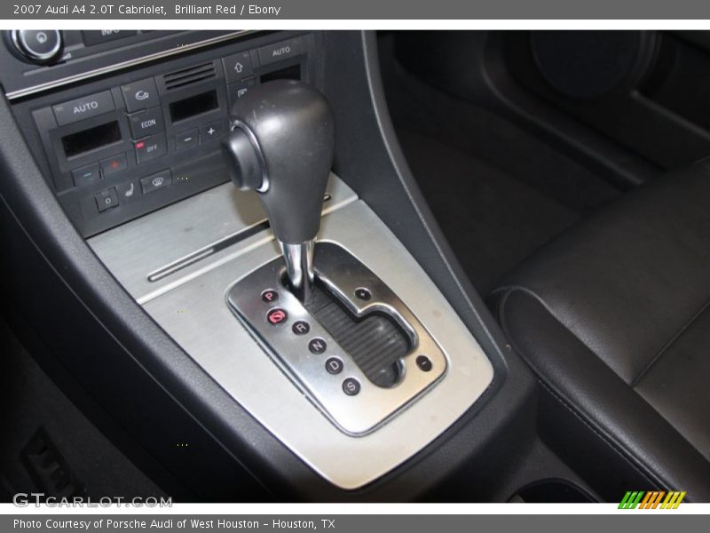  2007 A4 2.0T Cabriolet Multitronic CVT Automatic Shifter