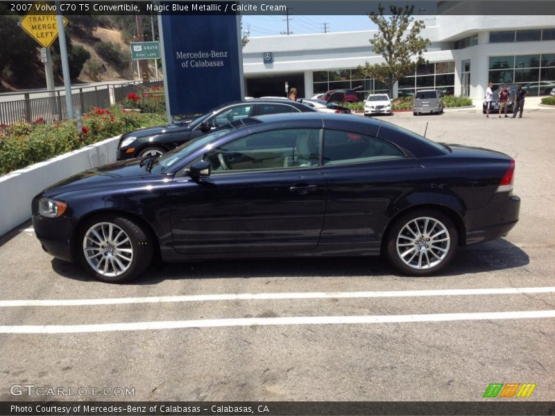 Magic Blue Metallic / Calcite Cream 2007 Volvo C70 T5 Convertible