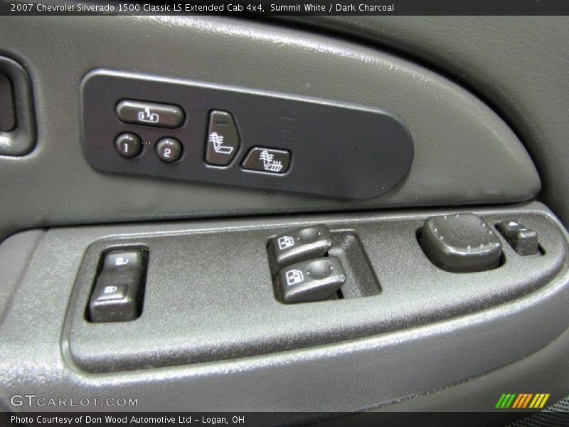 Summit White / Dark Charcoal 2007 Chevrolet Silverado 1500 Classic LS Extended Cab 4x4