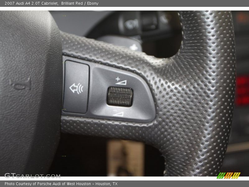 Brilliant Red / Ebony 2007 Audi A4 2.0T Cabriolet