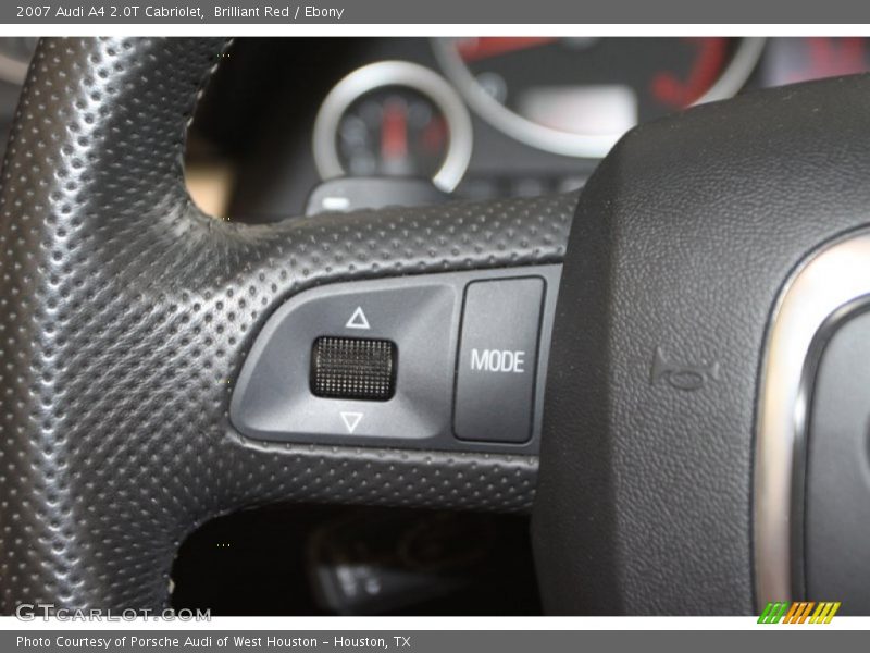 Brilliant Red / Ebony 2007 Audi A4 2.0T Cabriolet