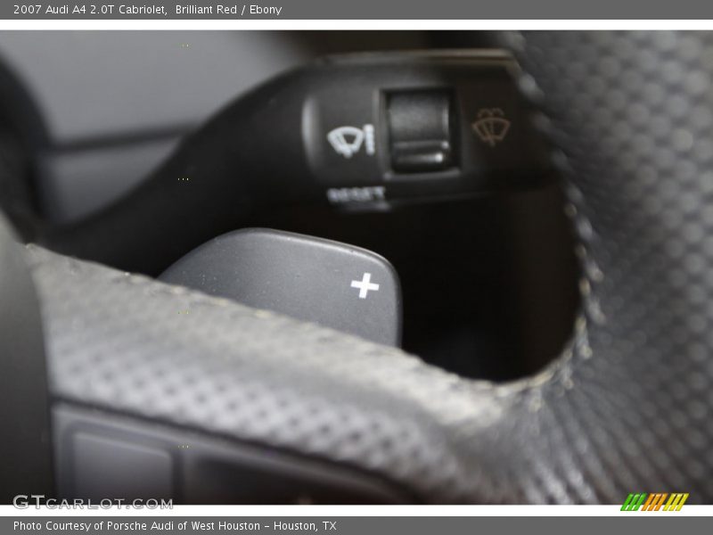 Brilliant Red / Ebony 2007 Audi A4 2.0T Cabriolet