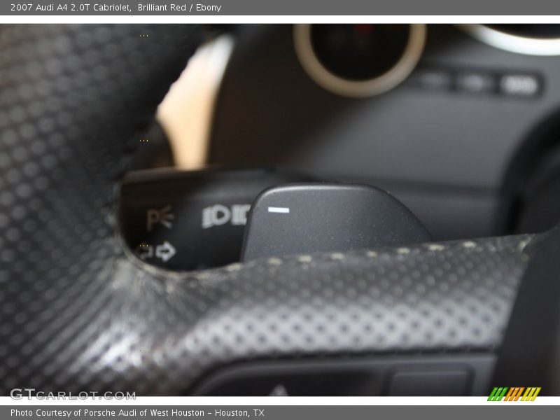 Brilliant Red / Ebony 2007 Audi A4 2.0T Cabriolet