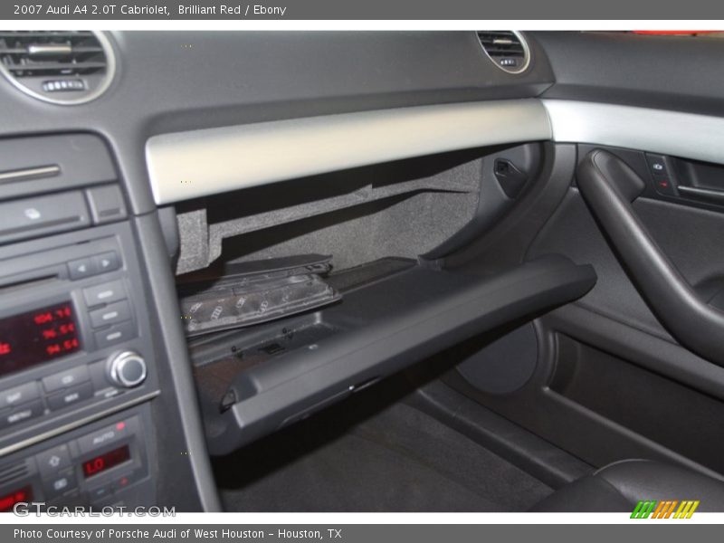 Brilliant Red / Ebony 2007 Audi A4 2.0T Cabriolet