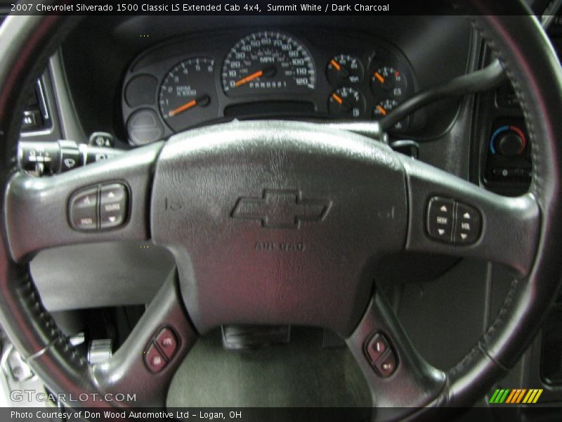 Summit White / Dark Charcoal 2007 Chevrolet Silverado 1500 Classic LS Extended Cab 4x4