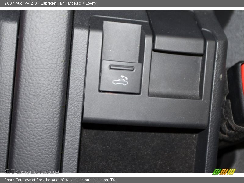Brilliant Red / Ebony 2007 Audi A4 2.0T Cabriolet