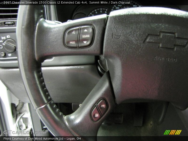Summit White / Dark Charcoal 2007 Chevrolet Silverado 1500 Classic LS Extended Cab 4x4