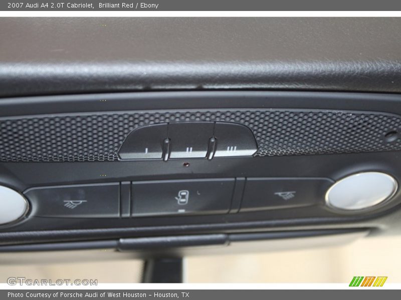 Brilliant Red / Ebony 2007 Audi A4 2.0T Cabriolet