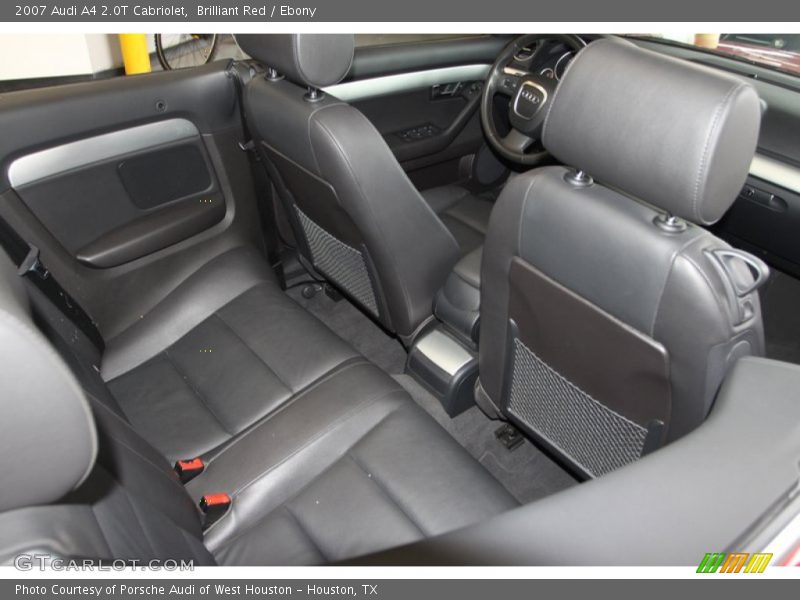 Brilliant Red / Ebony 2007 Audi A4 2.0T Cabriolet