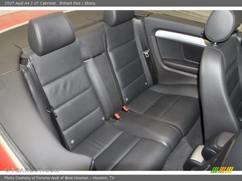 Brilliant Red / Ebony 2007 Audi A4 2.0T Cabriolet