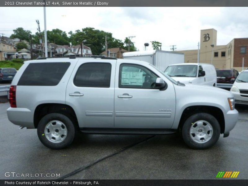 Silver Ice Metallic / Ebony 2013 Chevrolet Tahoe LT 4x4