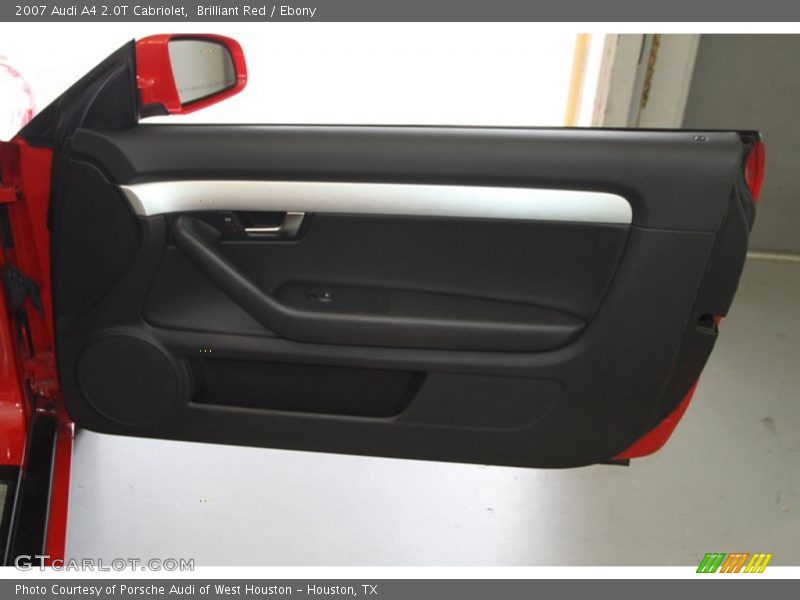 Brilliant Red / Ebony 2007 Audi A4 2.0T Cabriolet