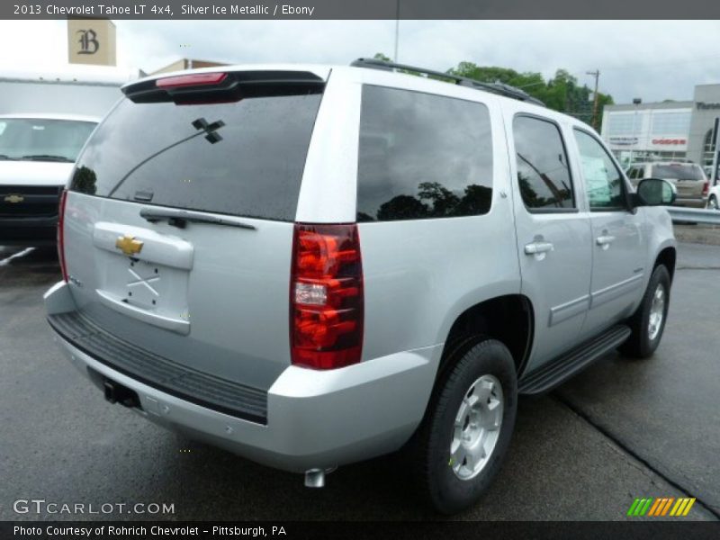Silver Ice Metallic / Ebony 2013 Chevrolet Tahoe LT 4x4