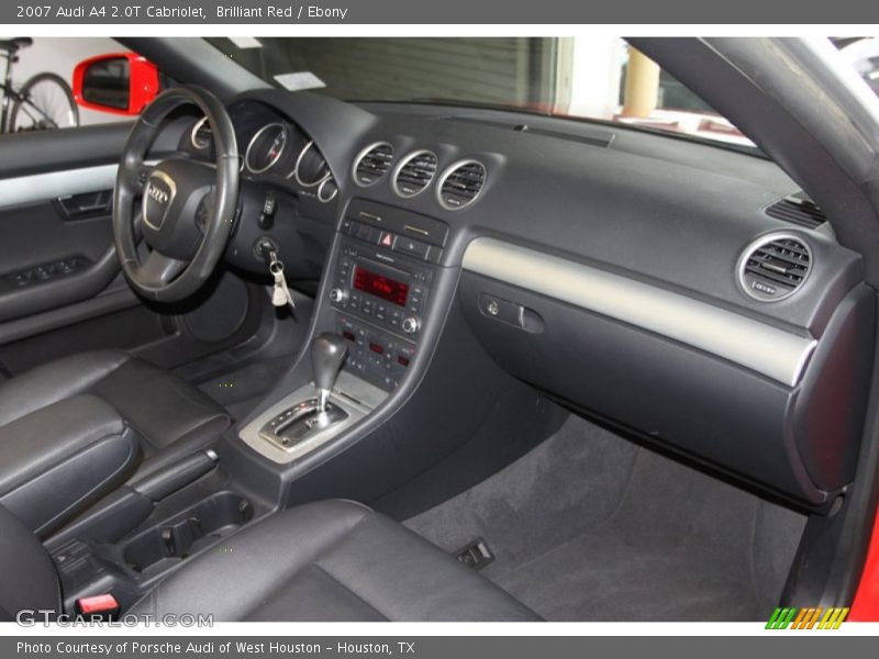 Brilliant Red / Ebony 2007 Audi A4 2.0T Cabriolet