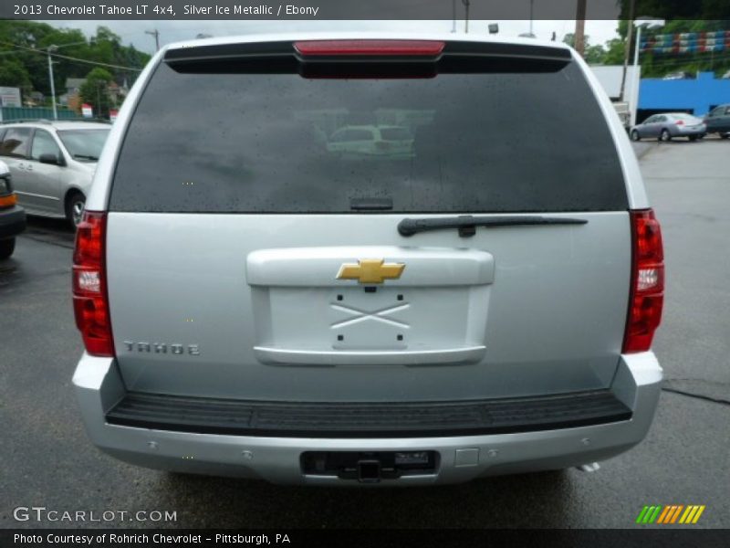Silver Ice Metallic / Ebony 2013 Chevrolet Tahoe LT 4x4