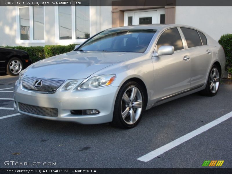 Mercury Metallic / Black 2007 Lexus GS 350