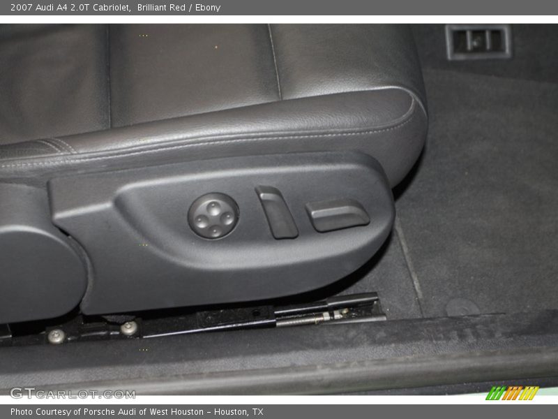 Brilliant Red / Ebony 2007 Audi A4 2.0T Cabriolet