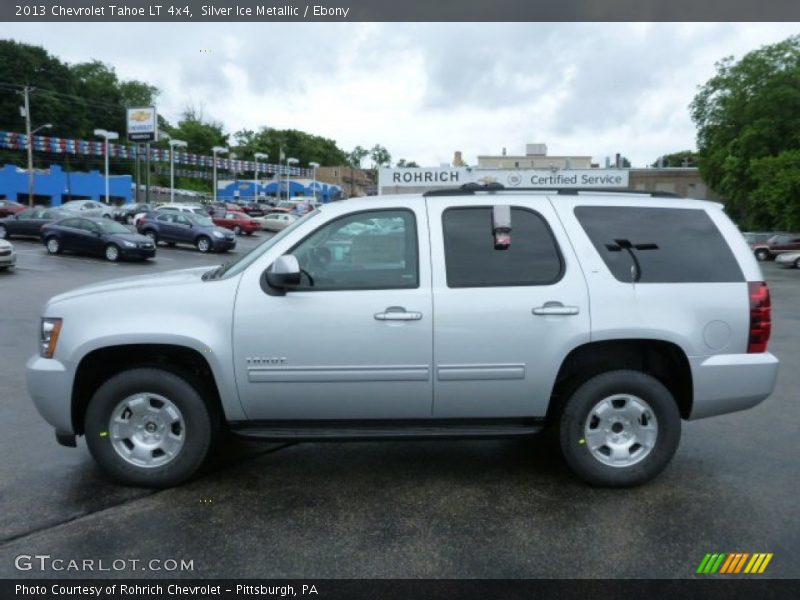Silver Ice Metallic / Ebony 2013 Chevrolet Tahoe LT 4x4