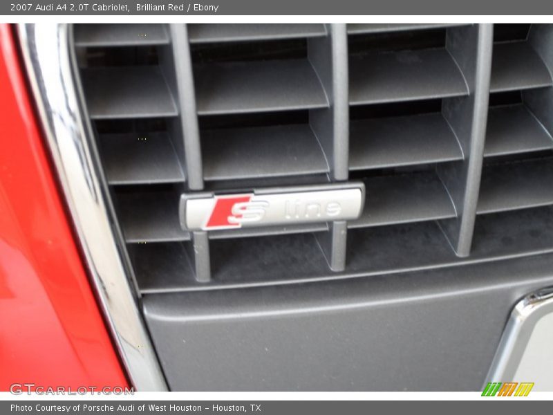 Brilliant Red / Ebony 2007 Audi A4 2.0T Cabriolet