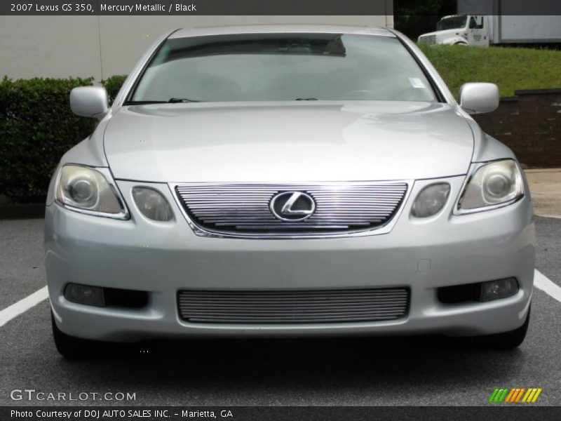 Mercury Metallic / Black 2007 Lexus GS 350