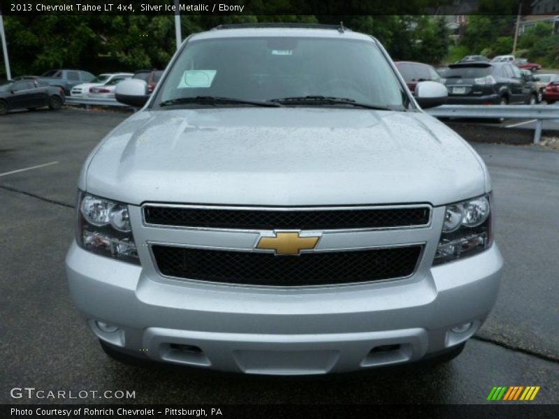 Silver Ice Metallic / Ebony 2013 Chevrolet Tahoe LT 4x4