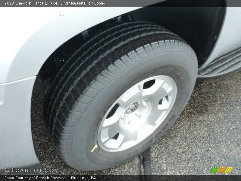 Silver Ice Metallic / Ebony 2013 Chevrolet Tahoe LT 4x4