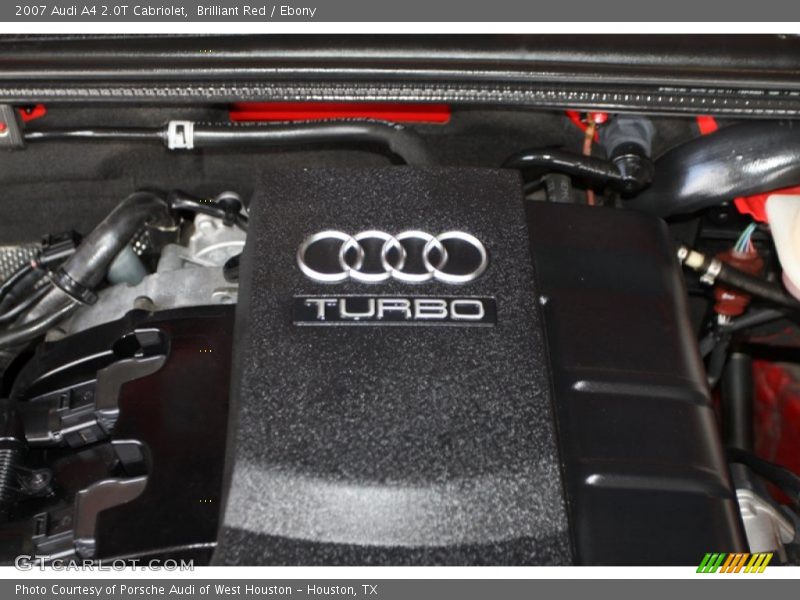  2007 A4 2.0T Cabriolet Engine - 2.0 Liter FSI Turbocharged DOHC 16-Valve VVT 4 Cylinder