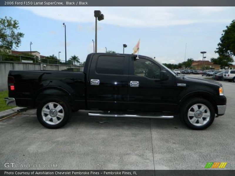 Black / Black 2006 Ford F150 Lariat SuperCrew