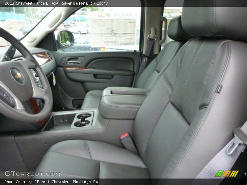 Silver Ice Metallic / Ebony 2013 Chevrolet Tahoe LT 4x4